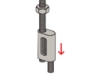 Afbeeldingen van Draad-lock/Draadeindslot M8 (draad grijpende