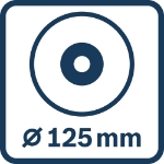 Afbeeldingen van Bosch Accu slijper GWS18-7 (125mm) V-LI zonde