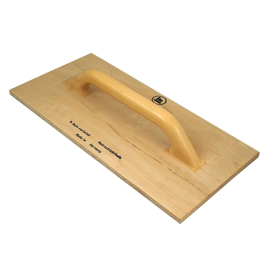 Afbeeldingen van Schuurbord hout, kunststof greep 320x180