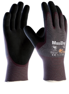 Afbeeldingen van ATG MaxiDry 56-424 handschoen paars, mt 10