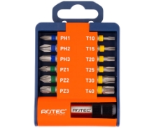 Afbeeldingen van Rotec OPTI-LINE Bit-set 1/4" (PH, PZen T) 827