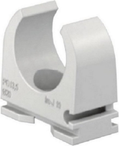 Afbeeldingen van Opendrukzadel KPO-11 lichtgrijs-RAL7035 (19mm